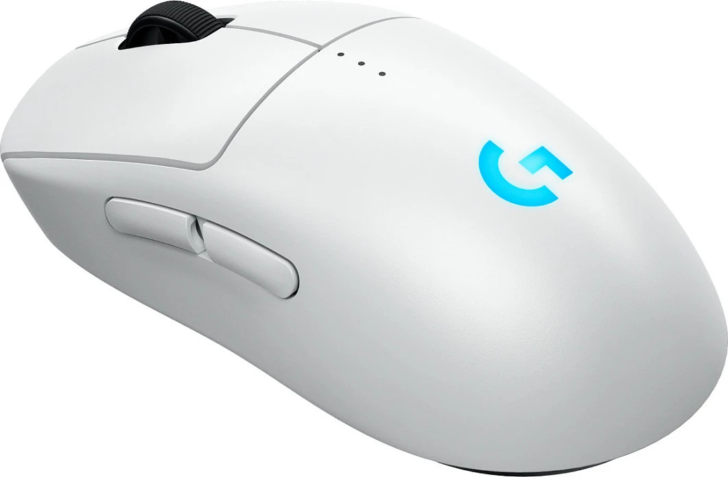 Maus Logitech G PRO 2 LIGHTSPEED, 32000 DPI, RF Wireless, 8 butona, USB-C, i bardhë