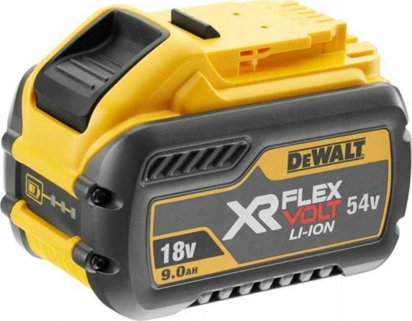 Bateri DeWalt FLEXVOLT DCB547 18/54V 9.0/3.0Ah, set 2 copë, e verdhë/zezë