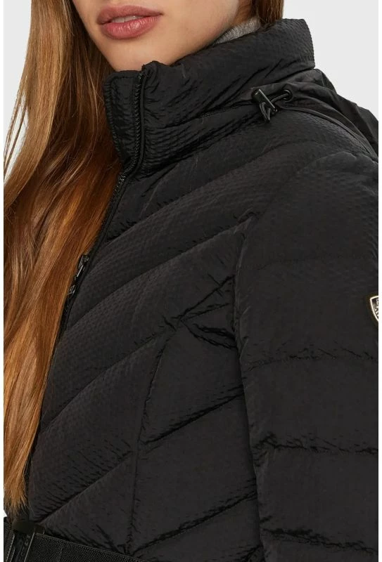 Jakne për femra Emporio Armani, e zezë