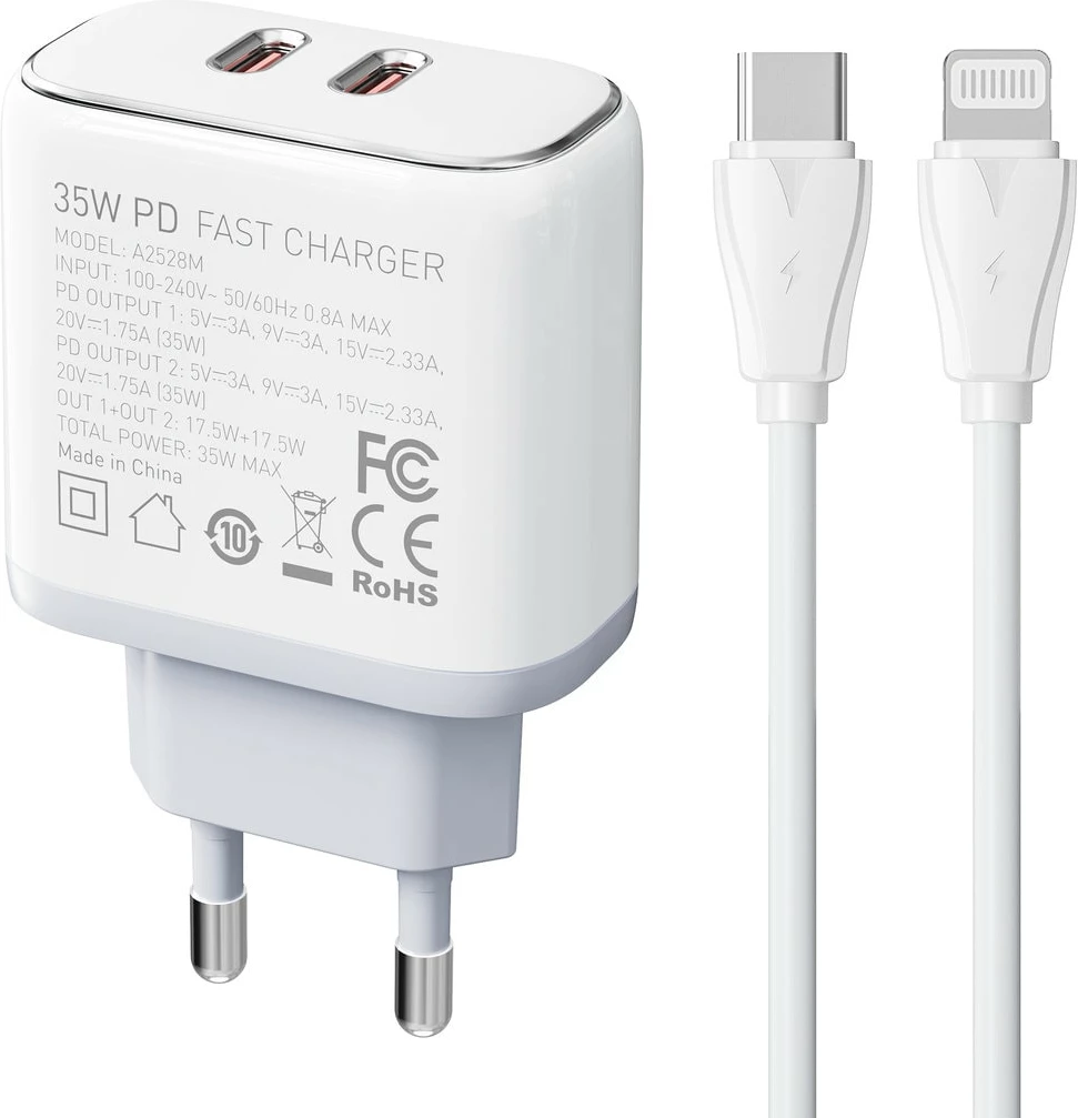 Karikues LDNIO A2528C (Bardhë)