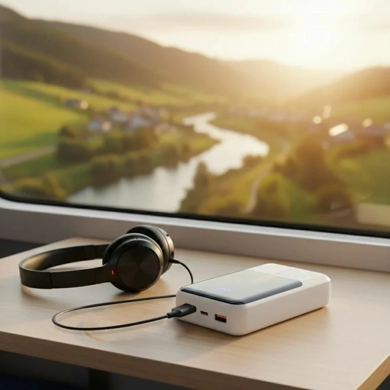 Powerbank everActive EB-20Q, e bardhë 20000mAh