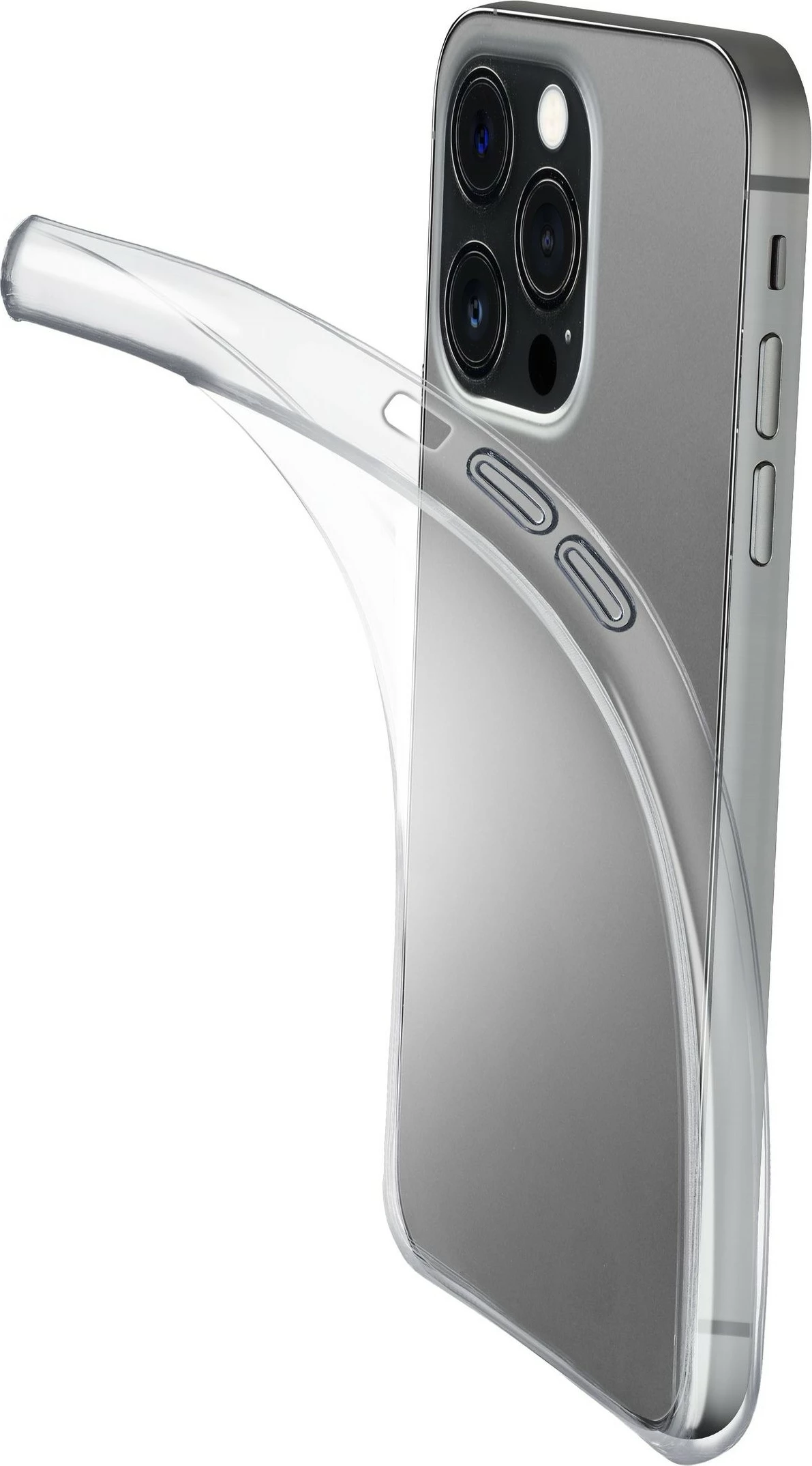 Mbështjellës Cellular Line Fine Case për iPhone 16 Pro Max, transparent