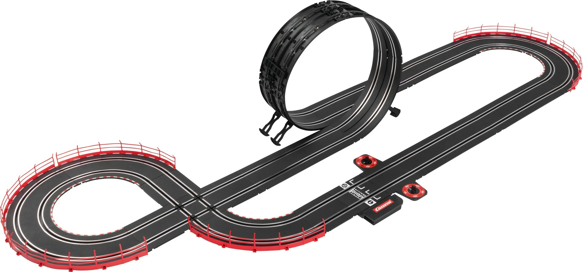 Set gare Carrera GO!!! Ferrari Supercar Power, 2 makina, wireless, 5.3m, multikolor