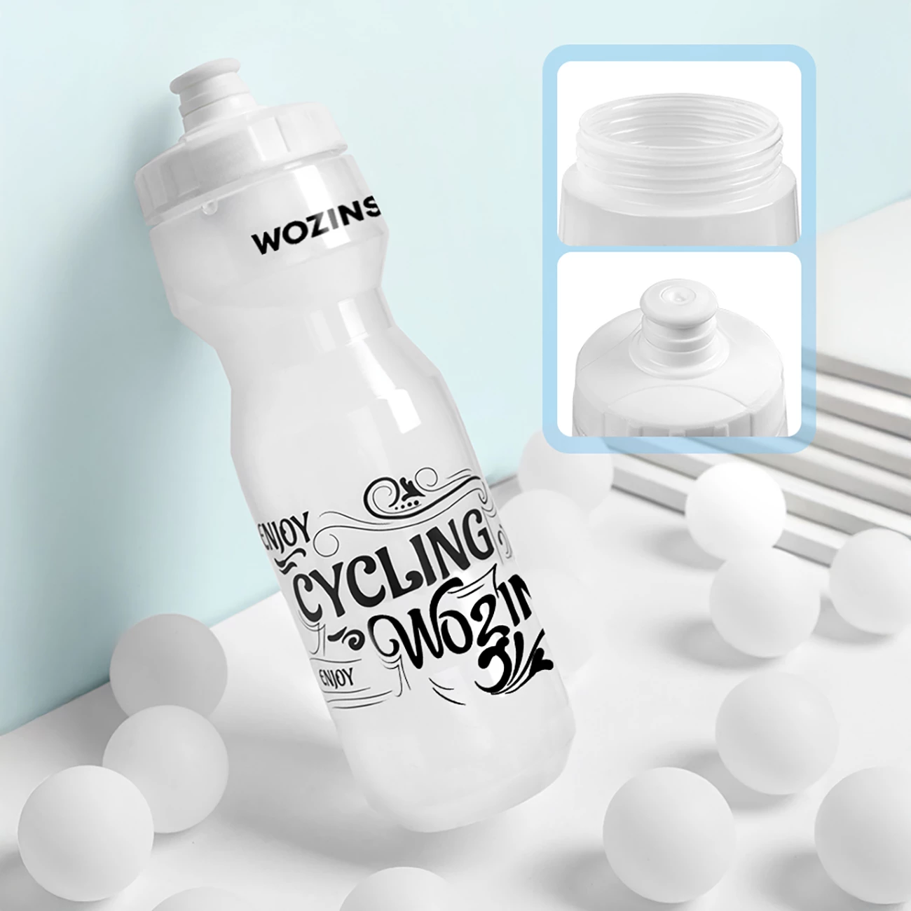 Shishe biçiklete, Hurtel, HBR-01T, 750 ml, transparente