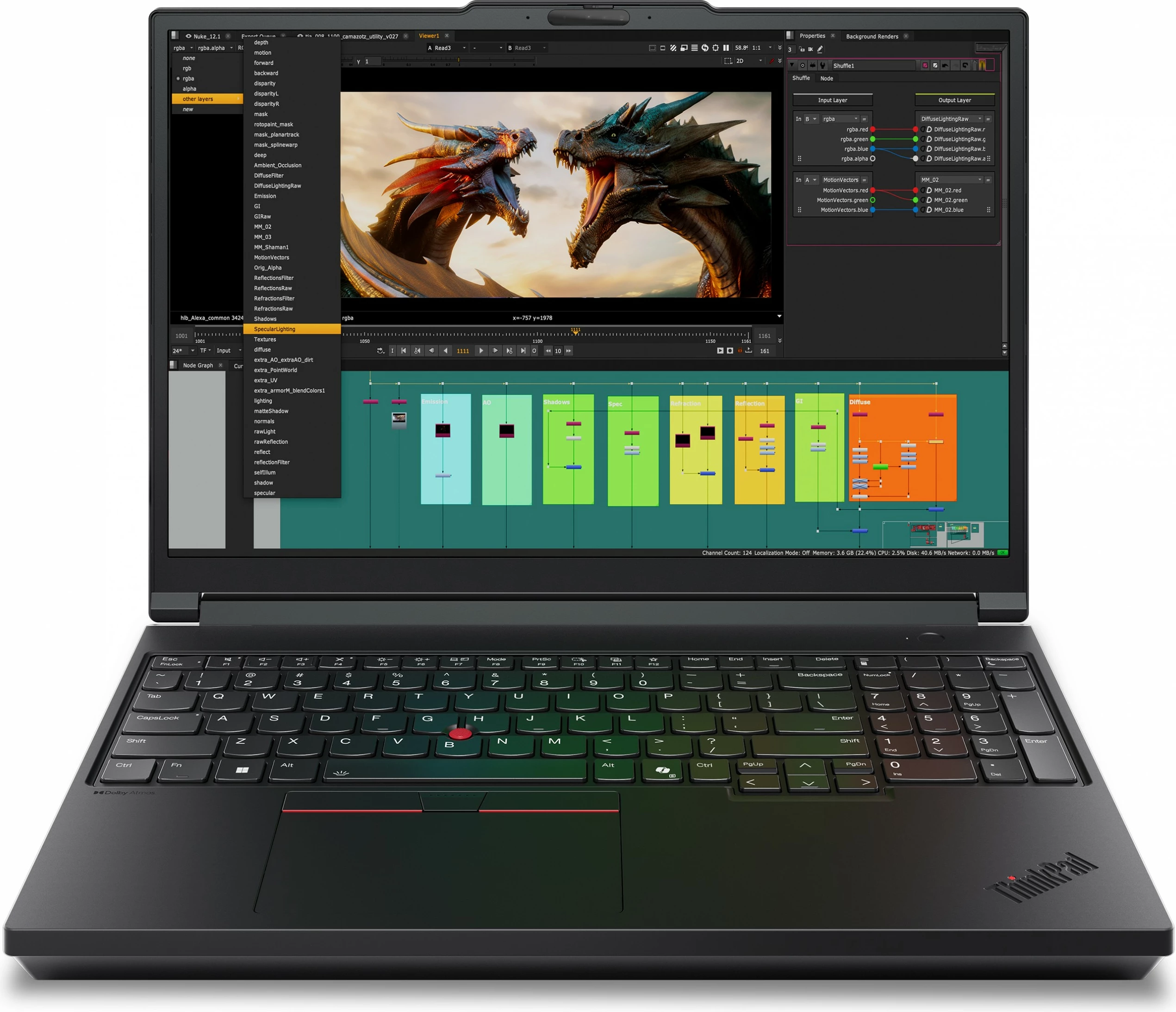 Kompjuter Lenovo ThinkPad P16 G3, Ultra 7-255Hx, 64GB, 1024GB, 16.0 inç, Win 11 Pro, e zezë