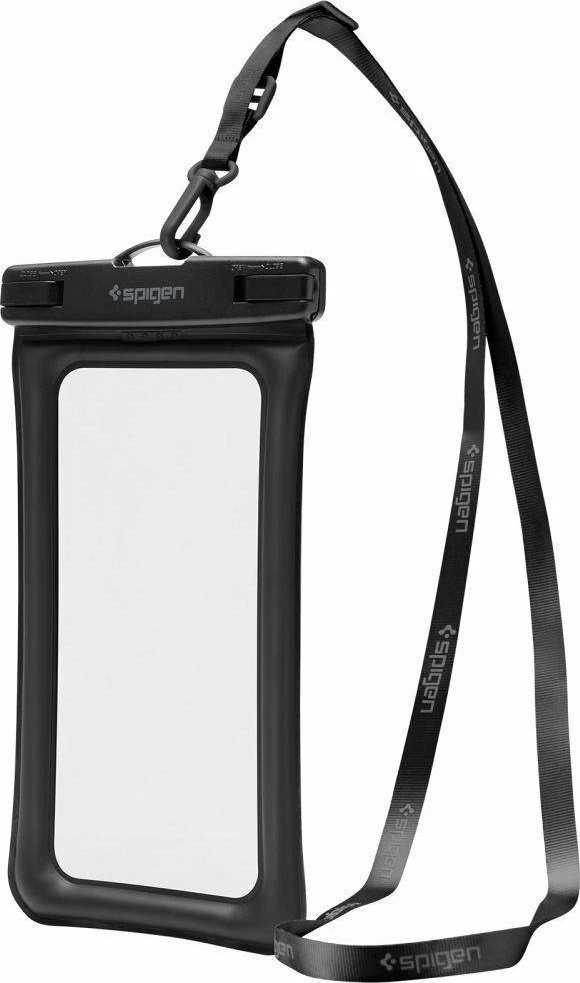 Set mbrojtës i papërshkueshëm nga uji Spigen A621 universal për celular + çantë beli, IPX8 30m, Zi
