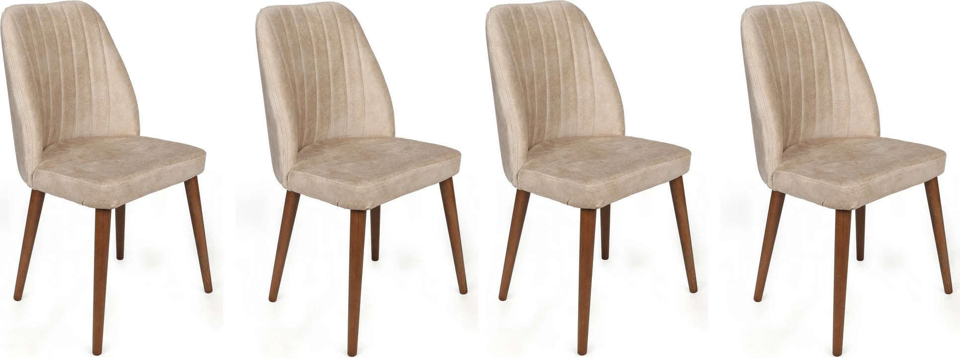Set karrigash (4 copë), Hanah Home, Alfa-464 V4, krem dhe arre