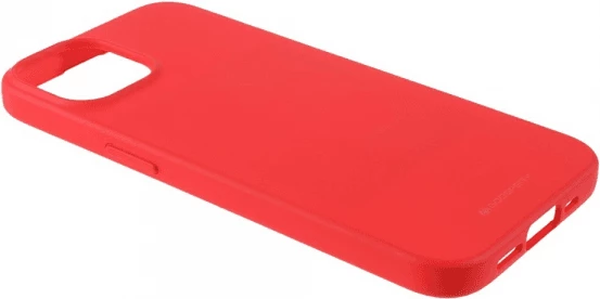 Mbështjellës silikoni Goospery Soft Feeling për iPhone 15, kuqe