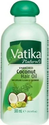 Vaj për flokë për femra Dabur Vatika Coconut Oil, 300ml
