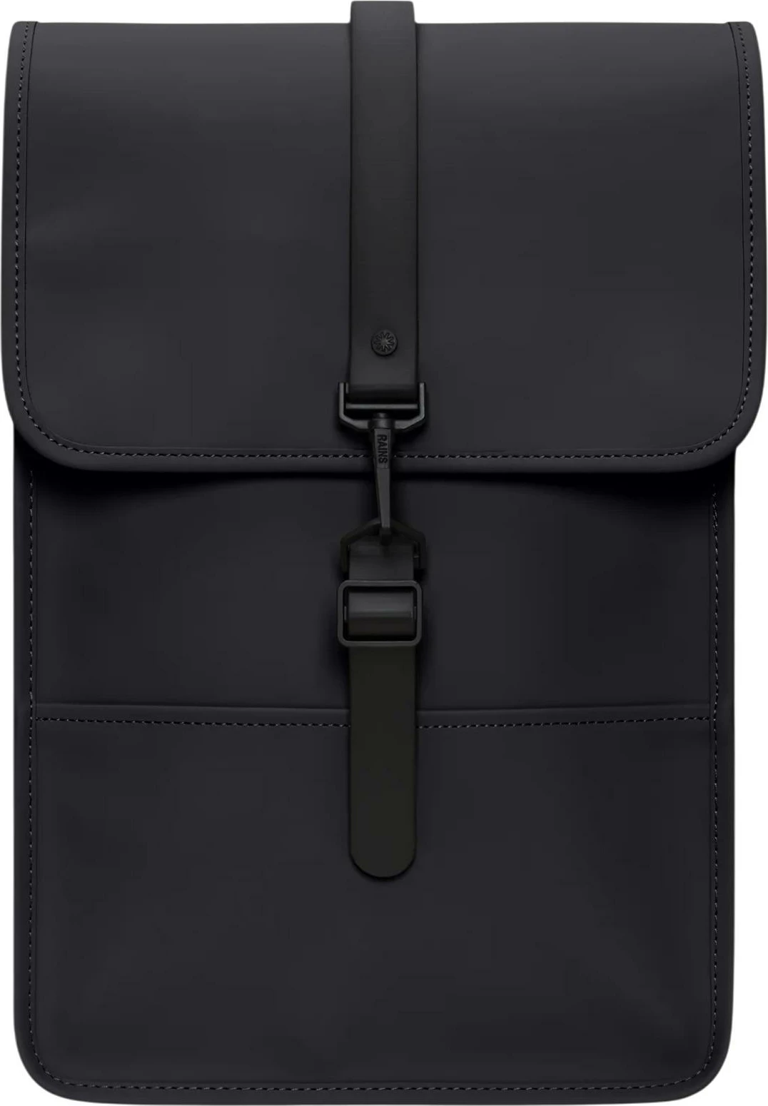 Çantë shpine unisex Rains Backpack Mini W3 13020, e zezë