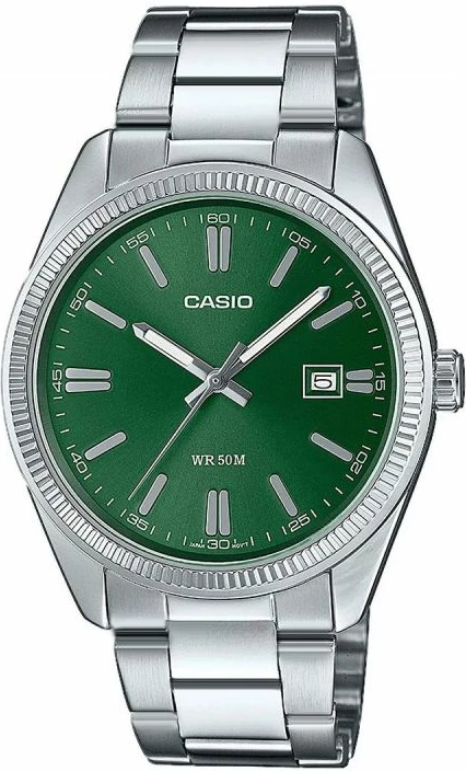 Orë dore për meshkuj CASIO MTP-1302PD-3AVEF, argjendtë, me kuti