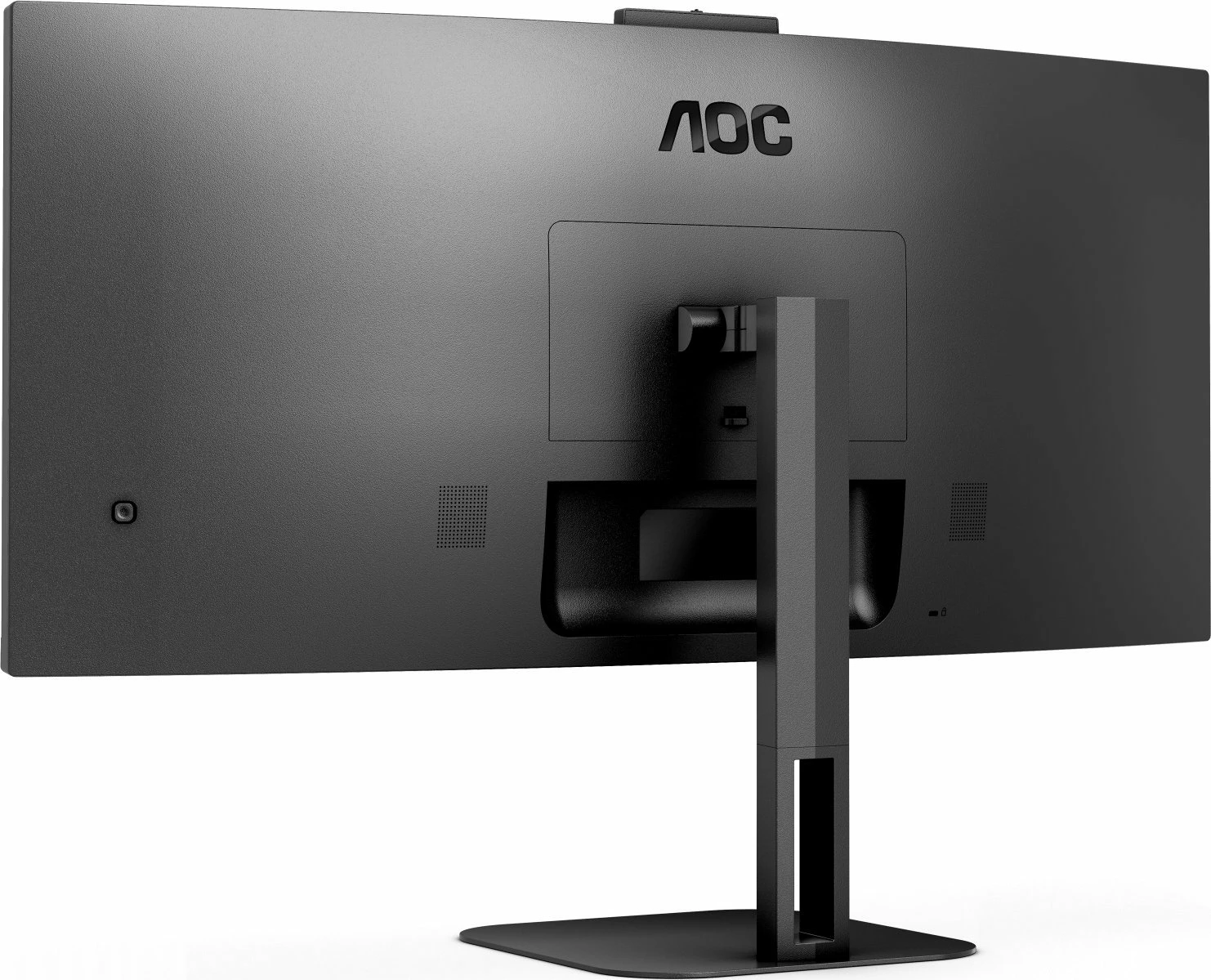 Monitor AOC CU34V5CW 34\" UWQHD 3440x1440 100Hz VA i lakuar 21:9 me USB-C PD 65W, webcam Windows Hello, altoparlantë, i zi