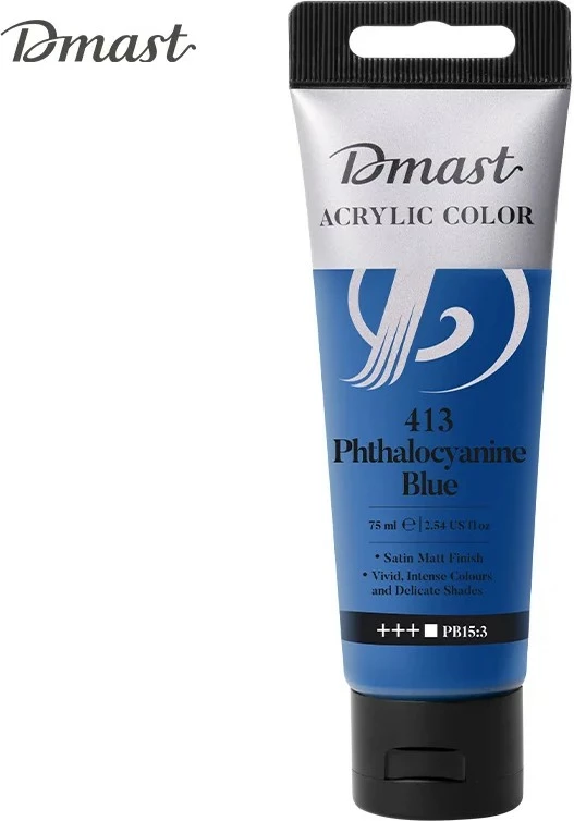 Deli Ngjyre Akril Dmast 75Ml Phthalocyanine Blue 1/12 C330-Pb