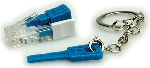 Bllokues porte RJ45 ROLINE me çelës, transparent
