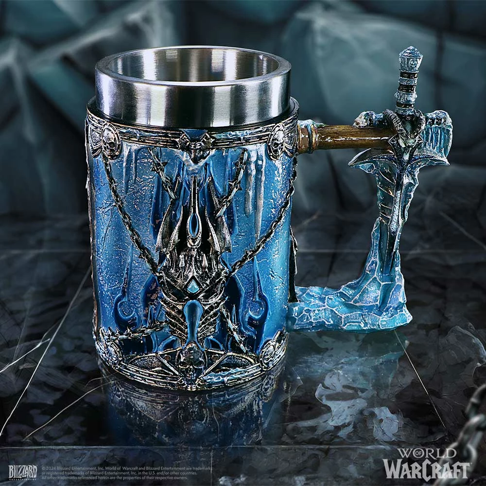 Mug NEMESIS NOW World of Warcraft The Lich King 15.5 cm, blu, me insert inox