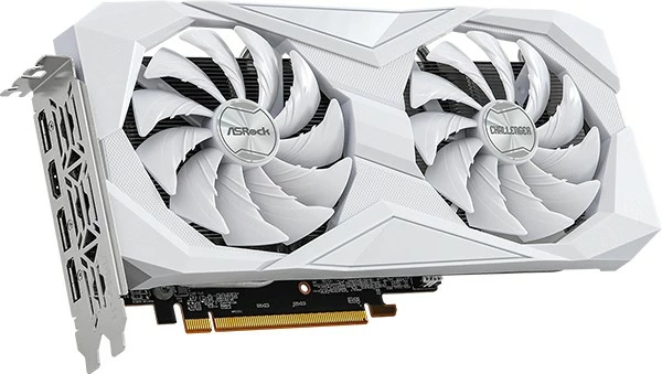 Kartelë grafike ASRock Radeon RX 6600, 8 GB, GDDR6, PCI Express 4.0, e bardhë