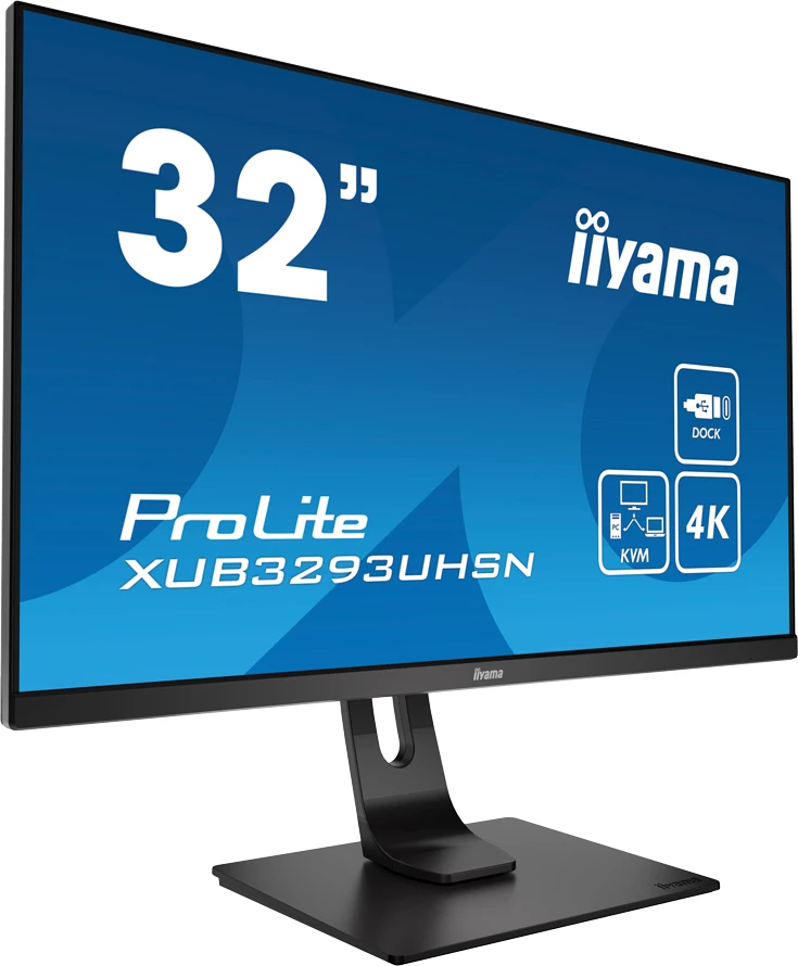 Monitor biznesi IIYAMA ProLite XUB3293UHSN-B5 32" 4K UHD IPS 60Hz 4ms 350 cd/m², i zi