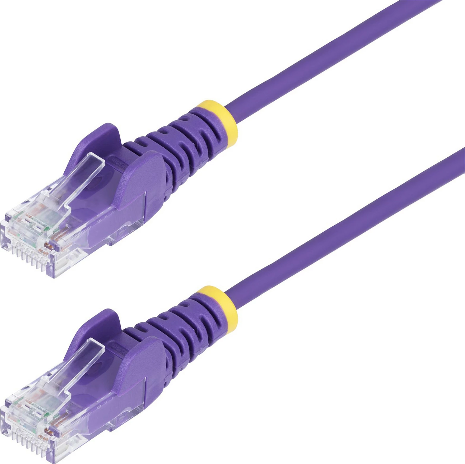 Kabllo rrjeti StarTech Slim Cat6 2.5m, RJ45-RJ45, PoE 100W, vjollcë