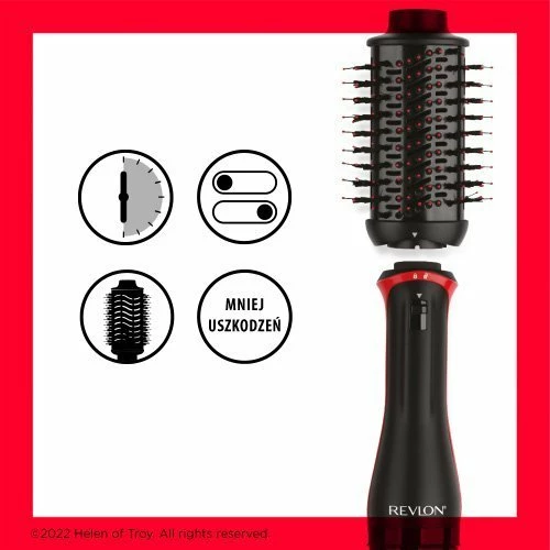 Furçë tharëse dhe stilues Revlon One-Step Volumizer Plus 800 W 64 mm e zezë