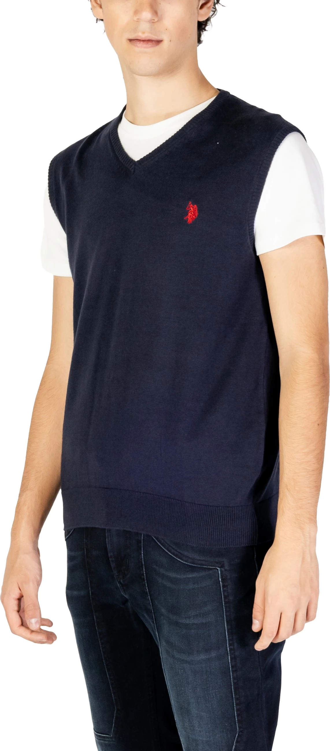 Jelek i thurur për meshkuj U.S. Polo Assn. US40 174001, i kaltër [Madhësia: M]