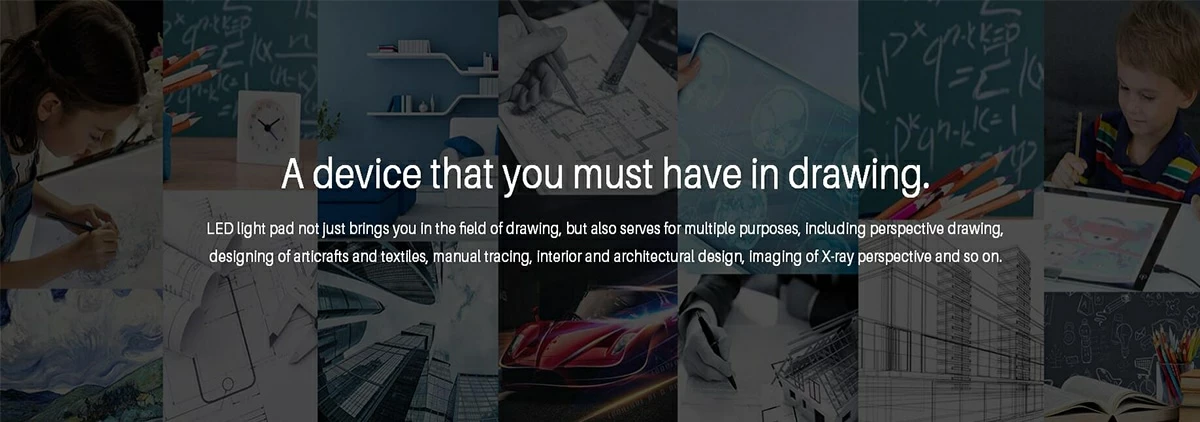 Tablet Vizatimi / Dritë Vizatimi / Projektor Vizat SONIT A4-3