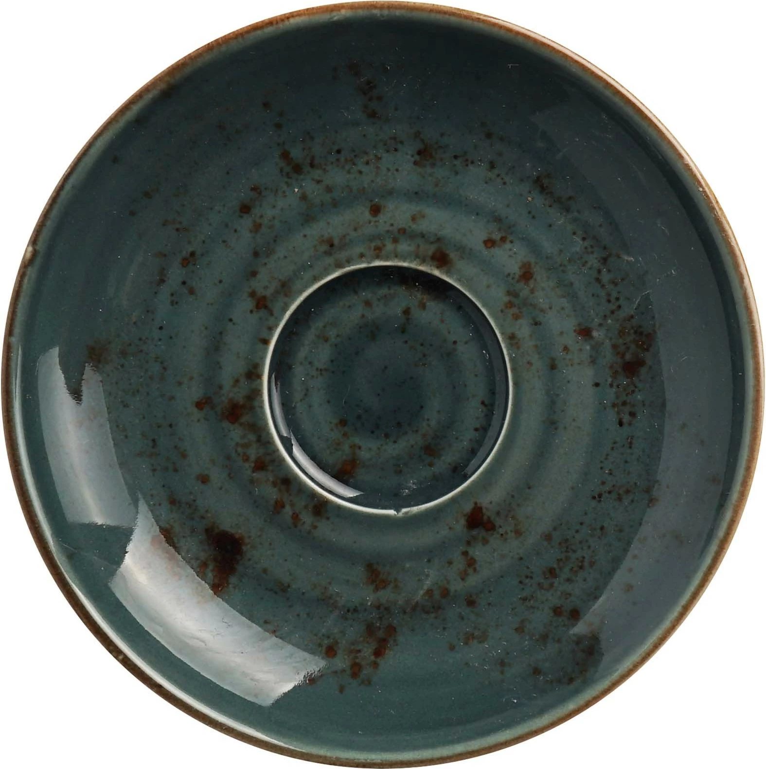 Pjatëz cappuccino Fine Dine Arando 160mm porcelan, Gri, set 6 copë