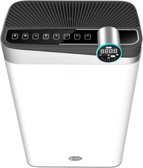 Pastrues ajri dhe lagështues BECOOL BC54LRLB2101, WiFi, deri 54 m², CADR 488 m³/h, HEPA H13, i bardhë