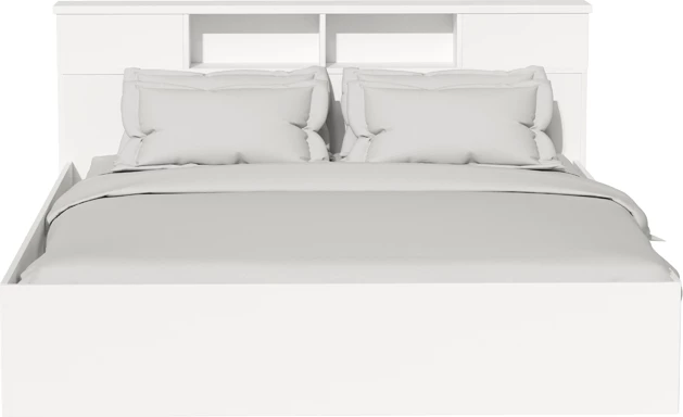 Krevat dopio Olympus, ngjyrë e bardhë antike, 160x200 cm