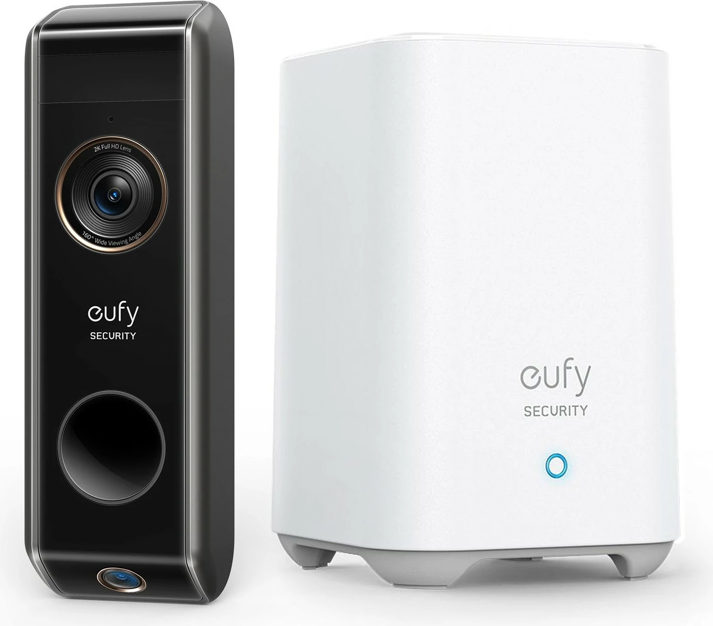 Video derë EUFY Video Doorbell Dual, Wi-Fi, 2560x1920, e zezë