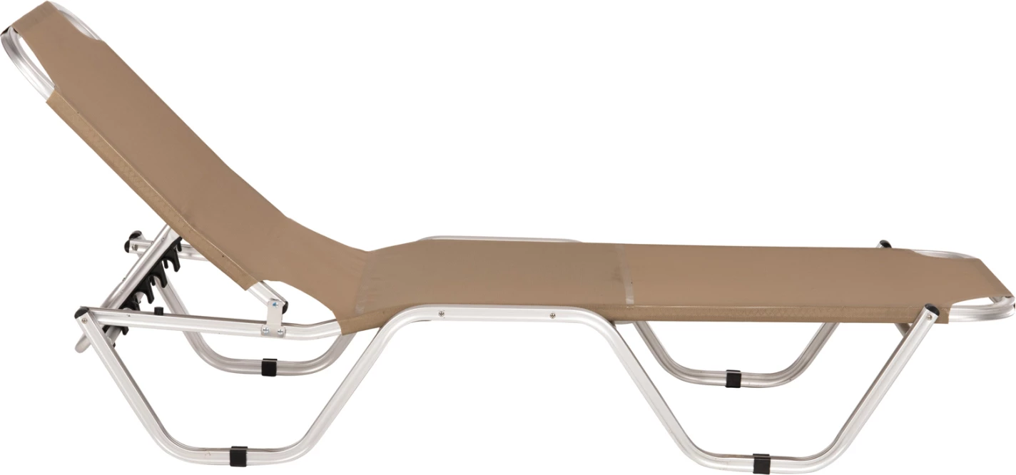 Shtrat profesional për diell alumini FH5071.80 Mocha 60x190x30-91 cm 7