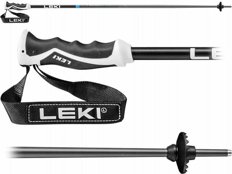 Shkopinj skijimi Leki Neolite 115 cm, alumin, EVO PAS, të zinj