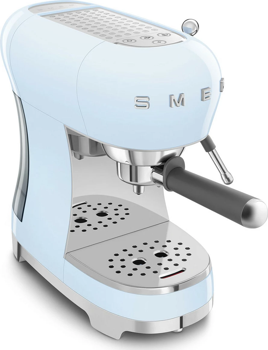 Makinë espresso me portafilter Smeg ECF02PBEU, blu pastel