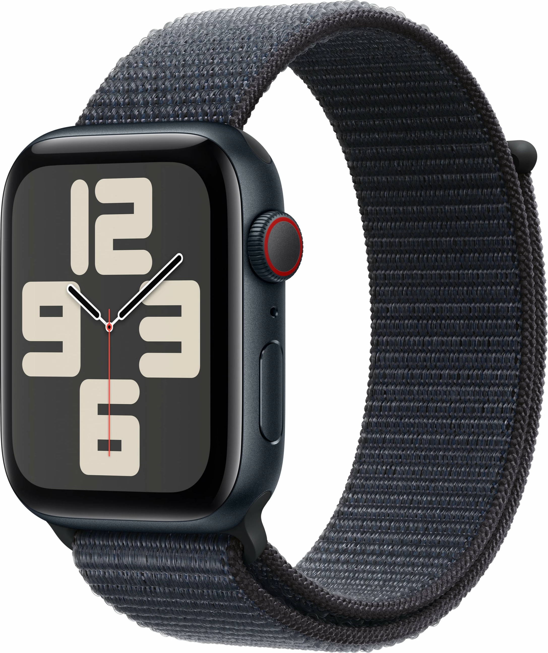 Smartwatch Apple Watch SE GPS + Cellular 44mm, 32 GB, Ngjyrë e Mesnatës