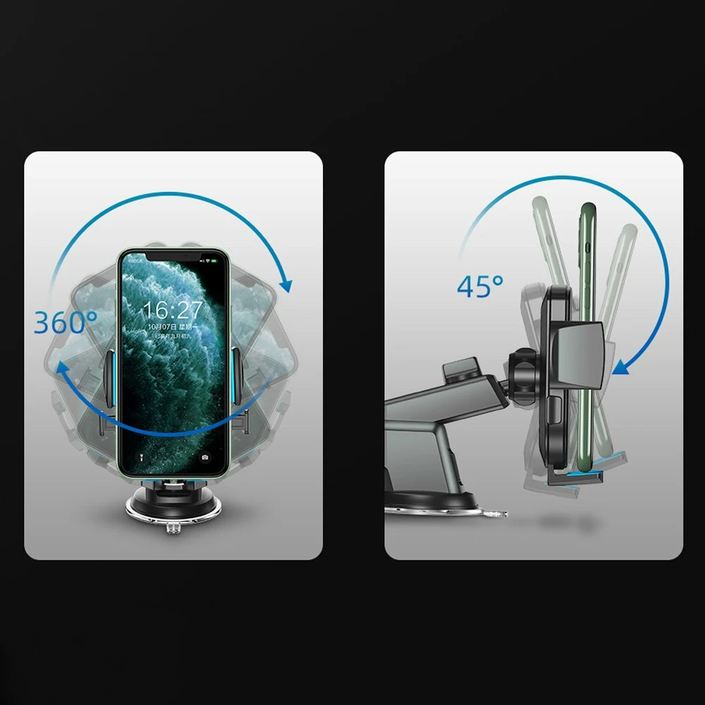 Mbajtës telefoni për veturë Joyroom JR-OK3, krah teleskopik, për xham dhe panel, i zi