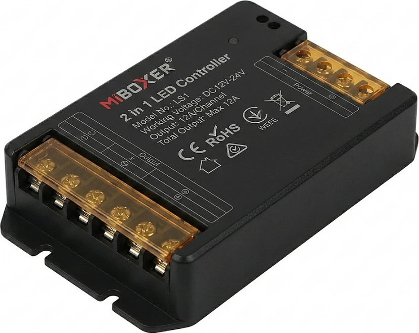 Kontroller LED Miboxer HC-Serie 2n1, DC 12-48V, 2.4G, 30A, i zi