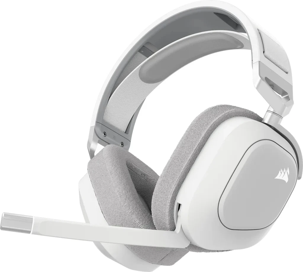 Kufje Corsair HS80 Max Wireless, pa tela, të bardha