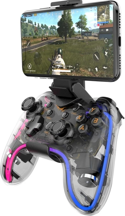 Gamepad Havit G180BT, Wireless, Transparent