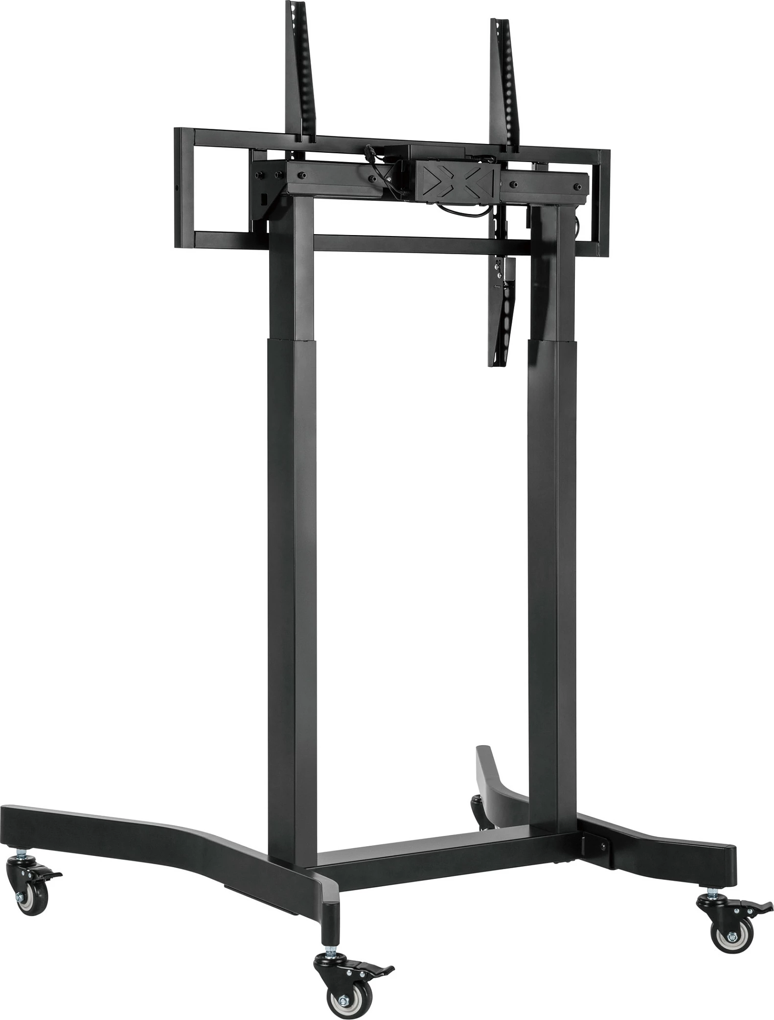 Mbajtëse dyshemeje për TV/Monitor EQUIP 650632, 55"-100", VESA 800x600, me rrota, 120 kg, e zezë