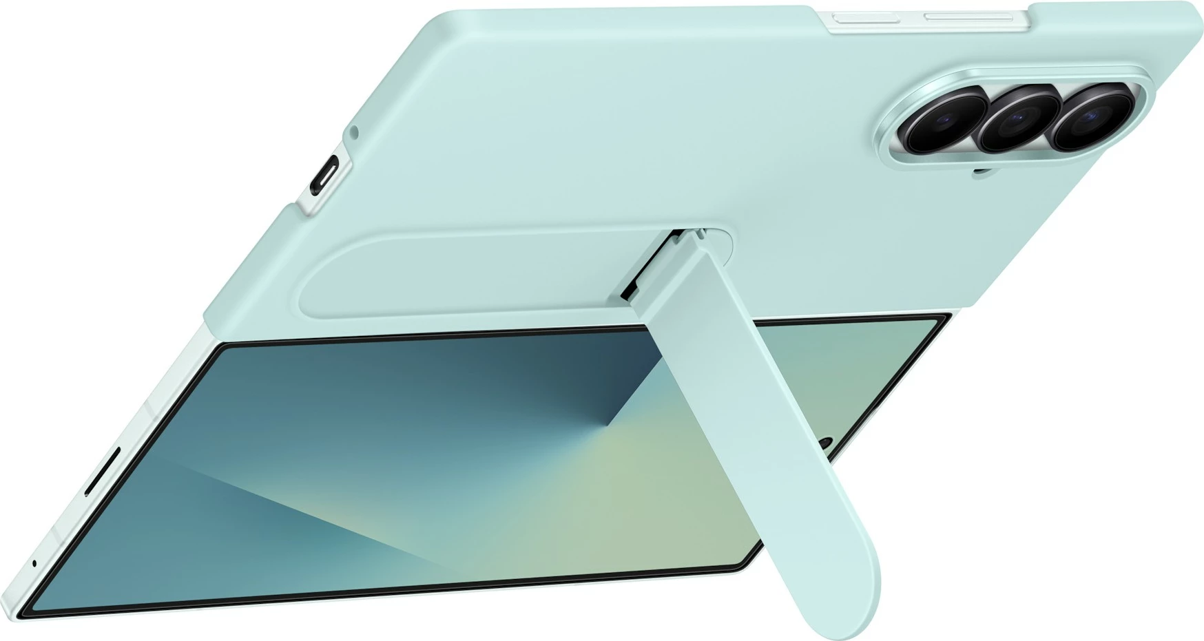 Mbështjellës silikon Samsung Galaxy Fold7, mint