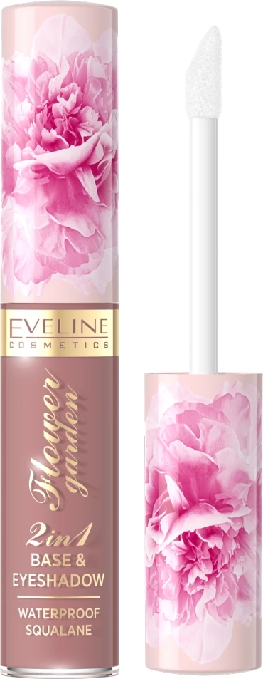 Hije për sy Eveline Cosmetics Flower Garden Liquid Eyeshadow 01 për femra, 6.5ml
