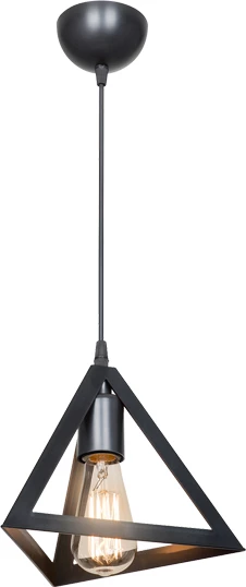 Dritë tavani Lesly pp, ngjyrë e zezë, D24x22cm