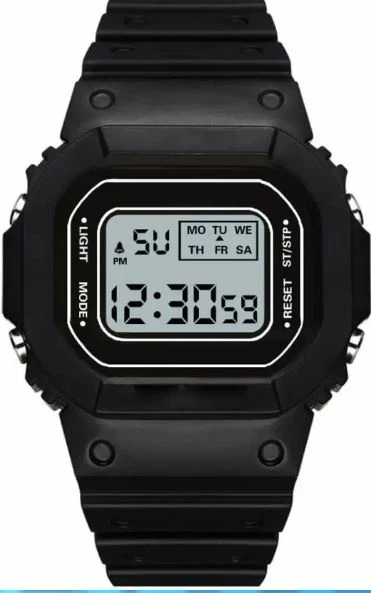 Orë digjitale Sport , zezë