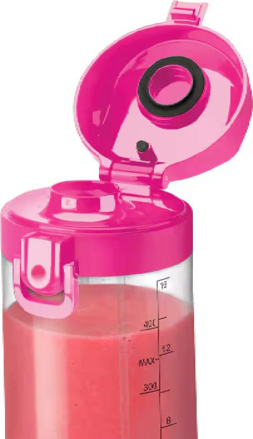 Blender portativ, NutriBullet, NBP003BP, bateri 2000 mAh, gotë 475 ml, rozë