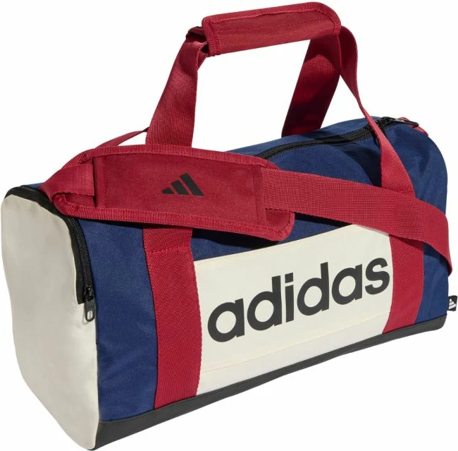 Çantë duffel adidas Linear XS KE5544, kaltër, e kuqe, bezhë