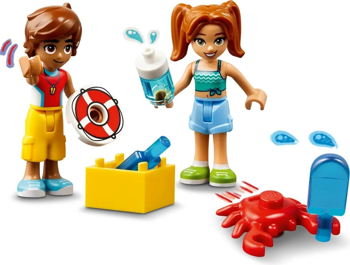 Set LEGO Friends 42623, Skuter Uji, me dy minifigura