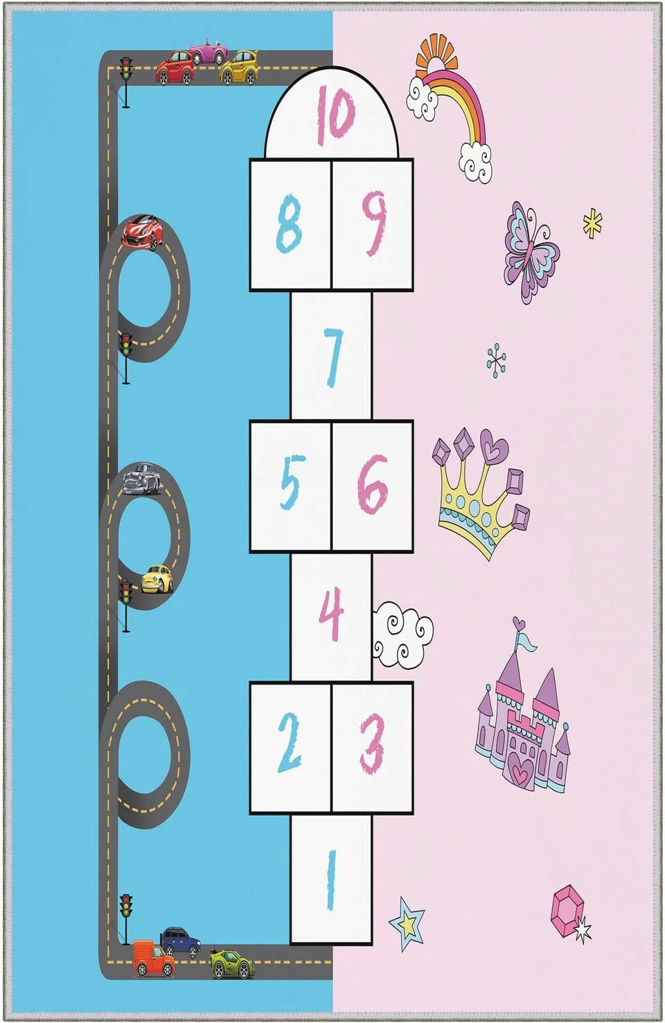 Qilim për korridor, shumëngjyrësh, Conceptum Hypnose, HMNT465, 100x200 cm