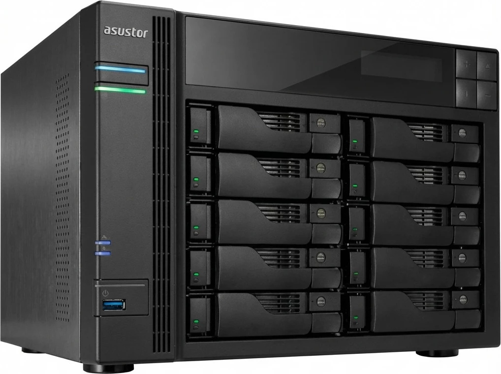 Sistem NAS Asustor Lockerstor 10 Gen3 AS6810T, 10-bay, i zi
