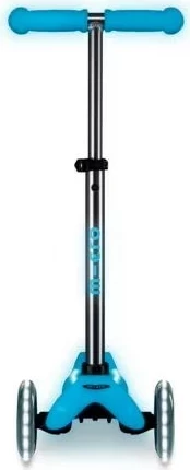 Skuter Micro Mini Micro Deluxe Glow LED Plus, Turquoise