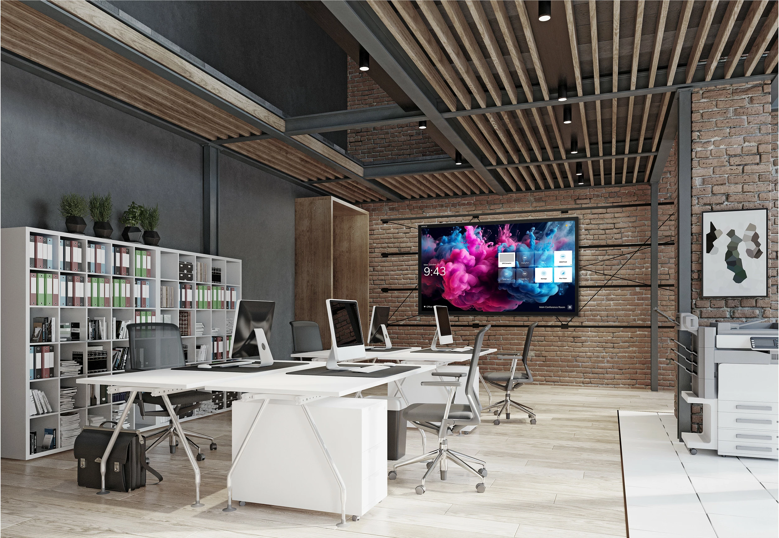 Ekran interaktiv AVOCOR H Serie AVH-7520 75 inç 4K Ultra HD touchscreen