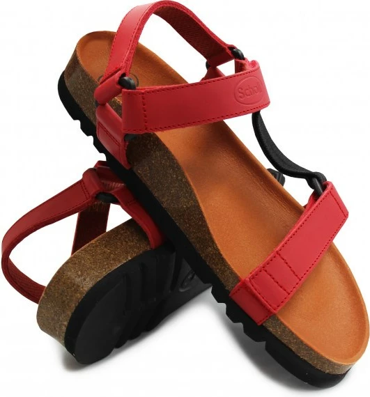 Këpucë shëndeti Mobilex Scholl PRS001CZERWONY, për femra, madhësia 37, kuqe